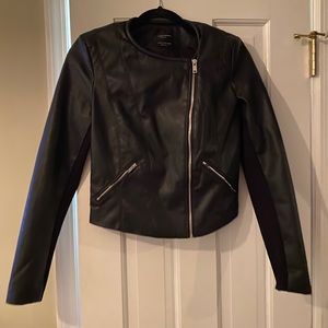 Zara faux leather jacket